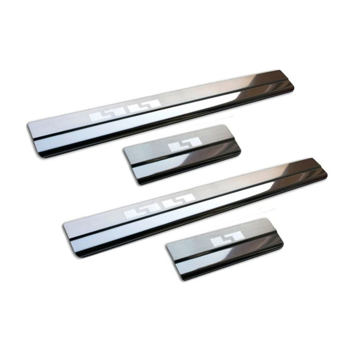 Protectii inox praguri usi Mercedes Clasa C W204, caroserie Combi, fabricatie 12.2007 - 09.2014 - 1