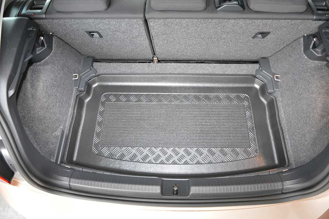 Tavite portbagaj Volkswagen Polo VI, caroserie hatchback, an fabricatie 10.2017 - prezent, portbagaj inferior, podea variabila in pozitia cea mai joasa