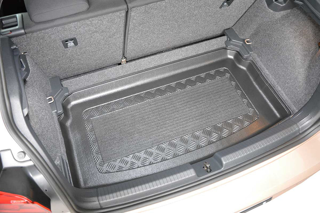 Tavite portbagaj Volkswagen Polo VI, caroserie hatchback, an fabricatie 10.2017 - prezent, portbagaj inferior, podea variabila in pozitia cea mai joasa