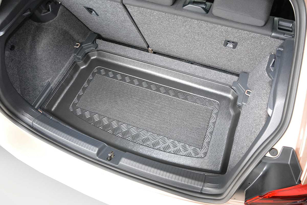 Tavite portbagaj Volkswagen Polo VI, caroserie hatchback, an fabricatie 10.2017 - prezent, portbagaj inferior, podea variabila in pozitia cea mai joasa