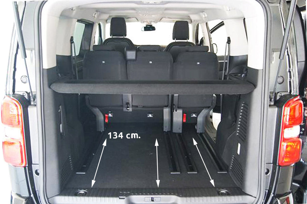 Tavita portbagaj Fiat Scudo fabricatie 2022 - prezent, caroserie van, ampatament L2 mediu, in spatele randului 2 (scaune culisate in spate) #2