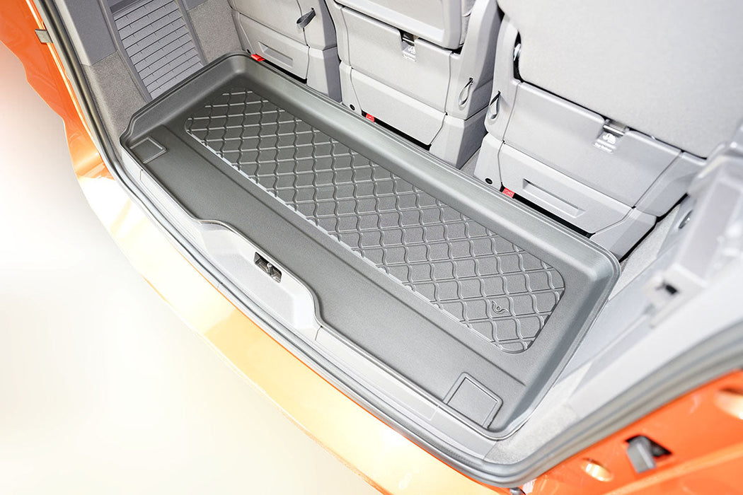 Tavite portbagaj Volkswagen T7 Multivan, caroserie van, an fabricatie 10.2021 - prezent, ampatament scurt, in spatele randului 3
