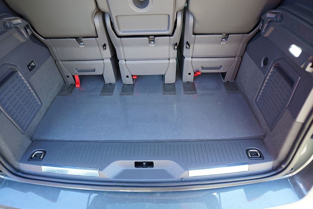 Tavite portbagaj Volkswagen T7 Multivan, caroserie van, an fabricatie 10.2021 - prezent, ampatament lung, in spatele randului 3