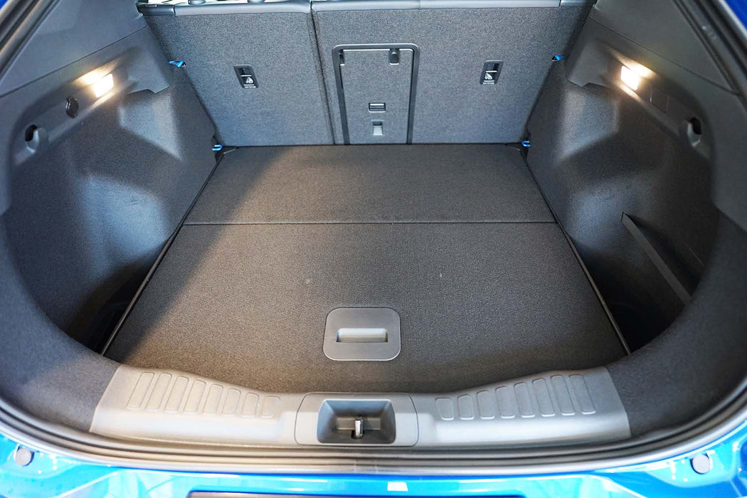 Tavite portbagaj Ford Capri EV, caroserie suv, an fabricatie 09.2024 - prezent, portbagaj superior, podea variabila in pozitie superioara
