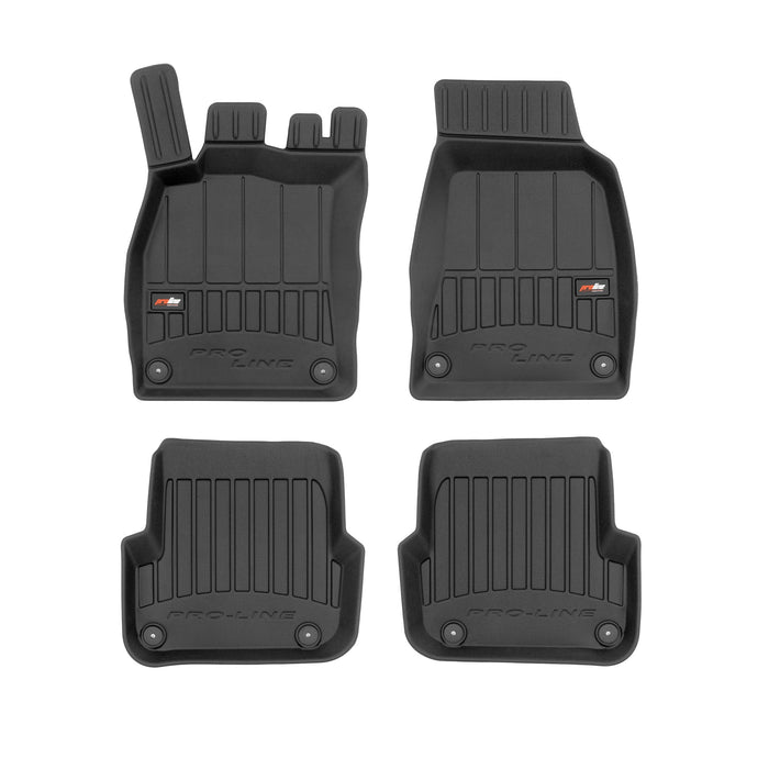 Covorase auto tip tavita Audi A6 C6 fabricatie 03.2006 - 2011, caroserie sedan, dupa facelift, distanța dintre prinderile din spate: 34.5 cm #1