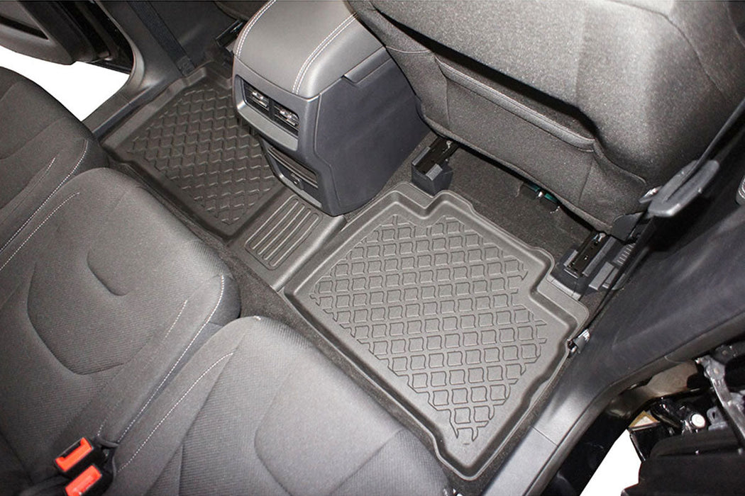 Covorase auto tip tavita Ford S-Max II, an fabricatie 09.2015 - prezent, caroserie van 5-7 locuri, fara rand 3, inclusiv facelift