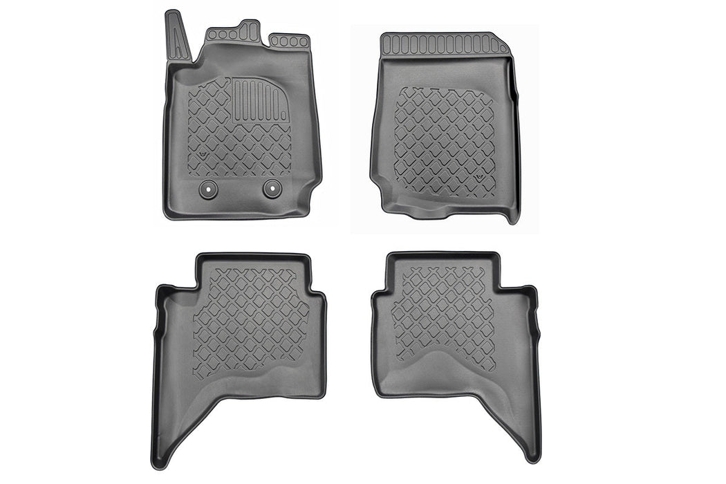Covorase auto tip tavita Ford Ranger, an fabricatie 12.2015 - 10.2022, caroserie pick-up cabina dubla, inclusiv facelift