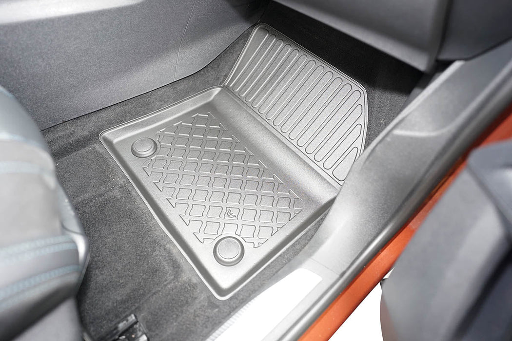 Covorase auto tip tavita Peugeot 3008 II, an fabricatie 11.2016 - 11.2023, caroserie suv inclusiv facelift, nu corespunde pentru hybrid si hybrid4, cu sistem focal hi-fi