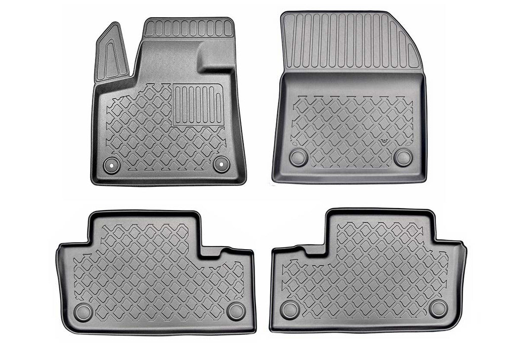 Covorase auto tip tavita DS 7 DS E-Tense PHEV, an fabricatie 07.2019 - prezent, caroserie suv facelift, nu corespunde pentru versiunea cu tunel median pe randul 2