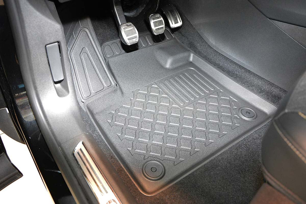 Covorase auto tip tavita DS 7 DS E-Tense PHEV, an fabricatie 07.2019 - prezent, caroserie suv facelift, nu corespunde pentru versiunea cu tunel median pe randul 2