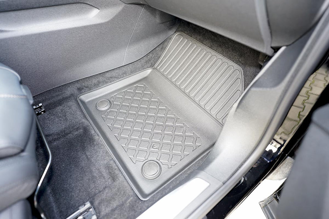 Covorase auto tip tavita DS 7 DS E-Tense PHEV, an fabricatie 07.2019 - prezent, caroserie suv facelift, nu corespunde pentru versiunea cu tunel median pe randul 2