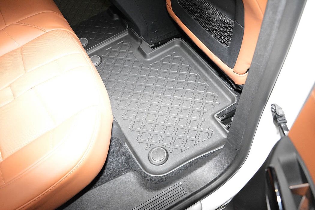 Covorase auto tip tavita DS 7 DS E-Tense PHEV, an fabricatie 07.2019 - prezent, caroserie suv facelift, nu corespunde pentru versiunea cu tunel median pe randul 2