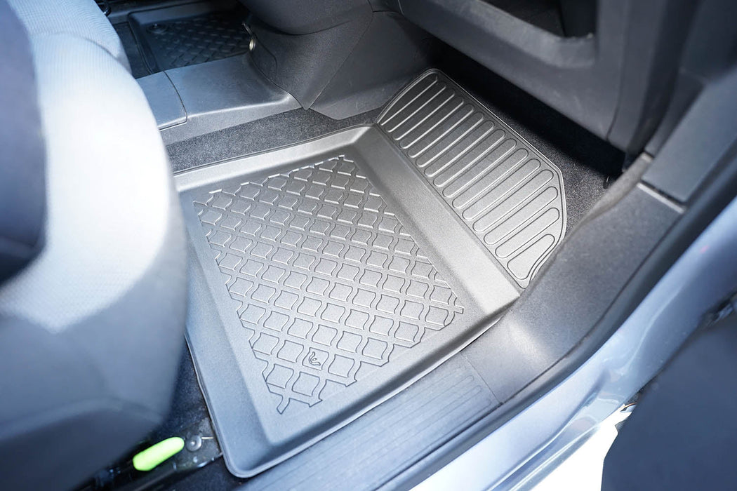 Covorase auto tip tavita Peugeot Rifter e- EV, an fabricatie 2023 - prezent, caroserie van 2-3 locuri, ampatament scurt si lung