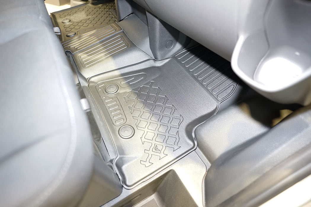 Covorase auto tip tavita Ford Transit Custom, an fabricatie 01.2013 - 06.2023, caroserie van 2-3 locuri, ampatament scurt si lung, cutie manuala