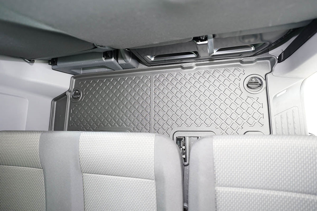 Covorase auto tip tavita Volkswagen T5 Caravelle, an fabricatie 2003 - 05.2015, caroserie van ampatament scurt, rand 2