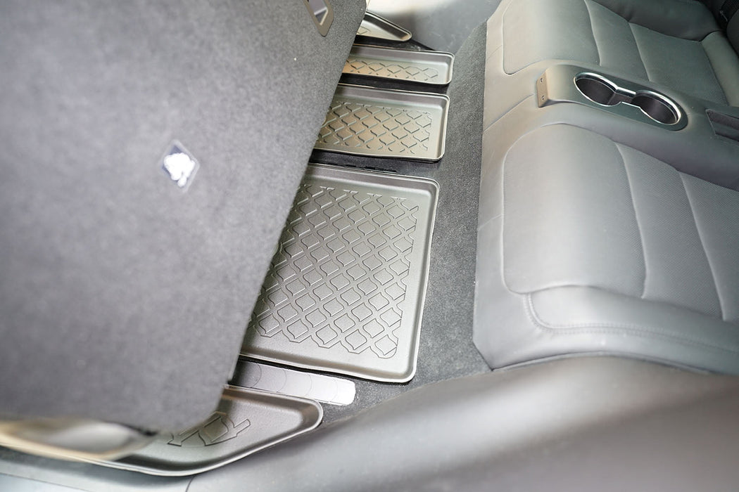 Covorase auto tip tavita Tesla Model X Facelift fabricatie 01.2021 - prezent, caroserie suv, 5-7 locuri, randul 2 si randul 3 #1