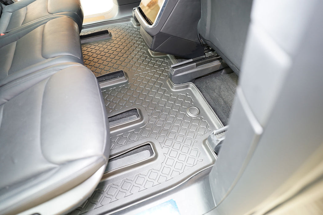 Covorase auto tip tavita Tesla Model X Facelift fabricatie 01.2021 - prezent, caroserie suv, 5-7 locuri, randul 2 si randul 3 #1