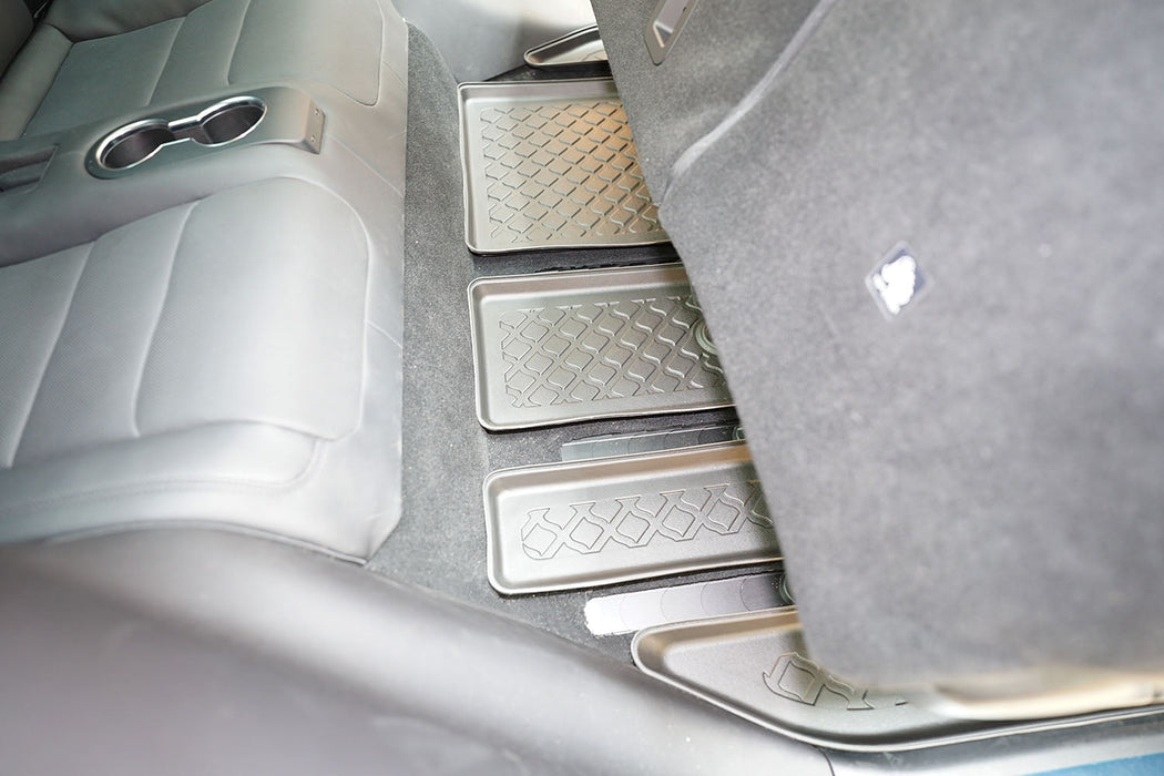 Covorase auto tip tavita Tesla Model X Facelift fabricatie 01.2021 - prezent, caroserie suv, 5-7 locuri, randul 2 si randul 3 #1