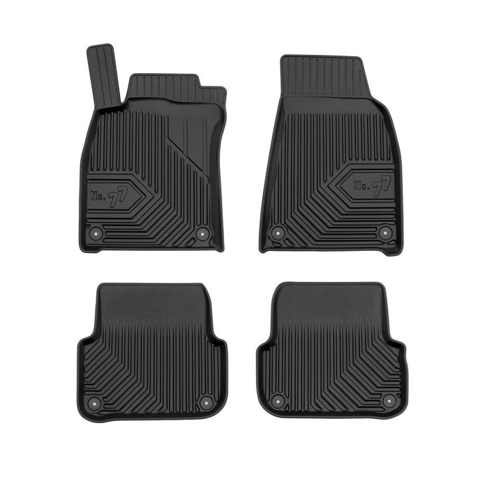 Covorase auto tip tavita Audi A6 C6 fabricatie 2004 - 03.2006, caroserie combi, inainte de facelift, distanța dintre prinderile din spate: 37.5 cm #2