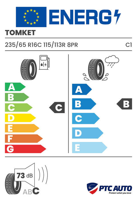 TOMKET 235/65 R16C 115/113R 8PR SNOWROAD  VAN 3 (C-B-B[73])(Camionete iarna)