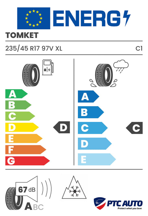 TOMKET 235/45 R17 97V XL SNOWROAD (D-C-A[67])(Turisme iarna)