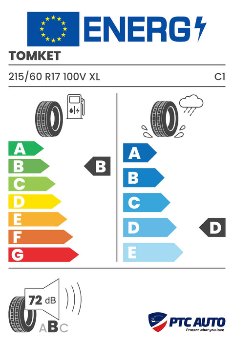 TOMKET 215/60 R17 100V XL ALLYEAR 3 (B-D-B[72])(Turisme All Season)