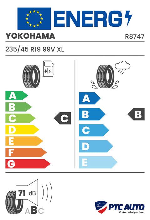 YOKOHAMA 235/45 R19 99V XL RPB GEOLANDAR CV4S G061 M+S 3PMSF (C-B-B[71])(4x4 All Season)