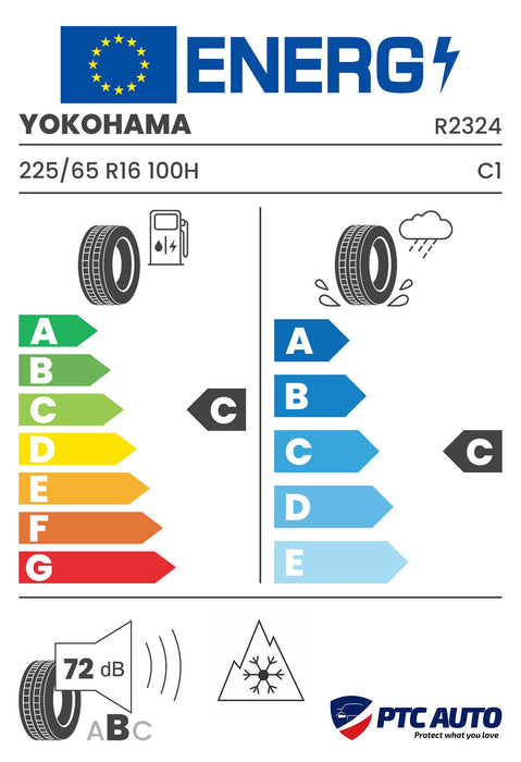 YOKOHAMA 225/65 R16 100H BluEarth*Winter V905 M+S 3PMSF (C-C-B[72])(Turisme iarna)