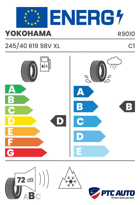 YOKOHAMA 245/40 R19 98V XL RPB BluEarth*WINTER V906 M+S 3PMSF (D-B-B[72])(Turisme iarna)
