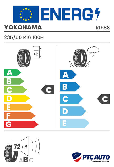 YOKOHAMA 235/60 R16 100H BluEarth*Winter V905 M+S 3PMSF (C-C-B[72])(4x4 iarna)