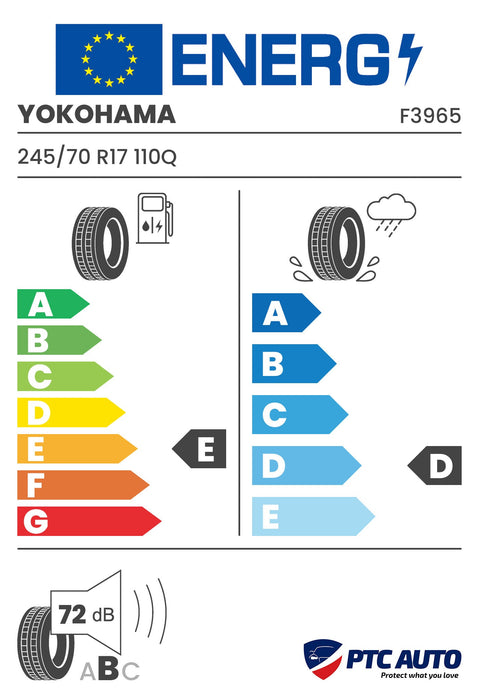 YOKOHAMA 245/70 R17 110Q RPB GEOLANDAR I/T-S M+S 3PMSF RBL (E-D-B[72])(4x4 iarna)