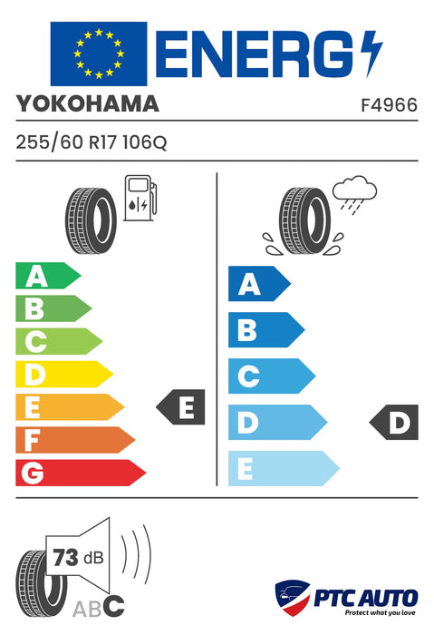 YOKOHAMA 255/60 R17 106Q RPB GEOLANDAR I/T-S M+S 3PMSF RBL (E-D-B[73])(4x4 iarna)