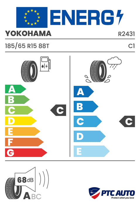 YOKOHAMA 185/65 R15 88T BLUEARTH-4S (C-C-B[68])(Turisme vara)