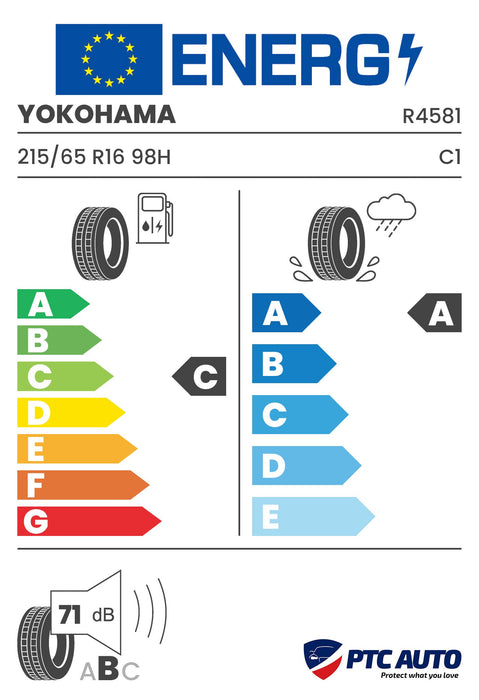 YOKOHAMA 215/65 R16 98H BluEarth-GT AE51 (C-A-B[71])(Turisme vara)