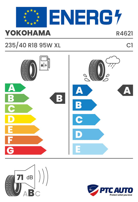 YOKOHAMA 235/40 R18 95W XL RPB BluEarth-GT AE51 (B-A-B[71])(Turisme vara)