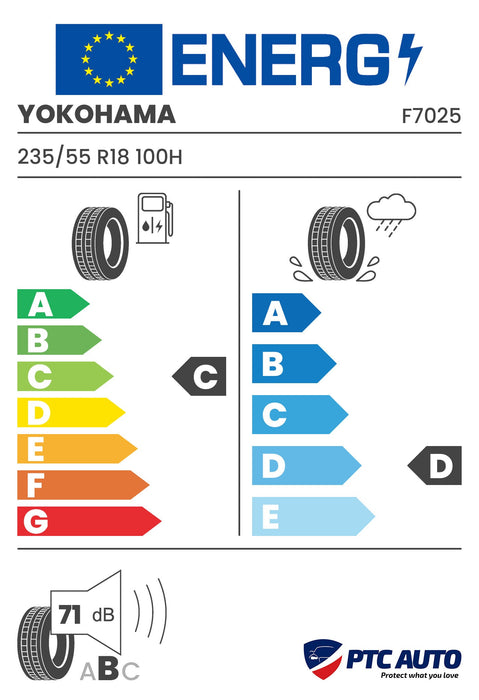 YOKOHAMA 235/55 R18 100H GEOLANDAR G91 M+S (C-D-B[71])(4x4 vara)