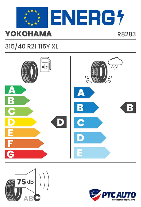 YOKOHAMA 315/40 R21 115Y XL RPB ADVAN Sport V107 (D-B-B[75])(4x4 vara)
