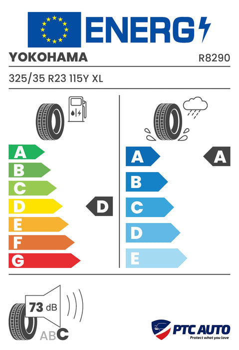 YOKOHAMA 325/35 R23 115Y XL RPB ADVAN Sport V107 (D-A-B[73])(4x4 vara)