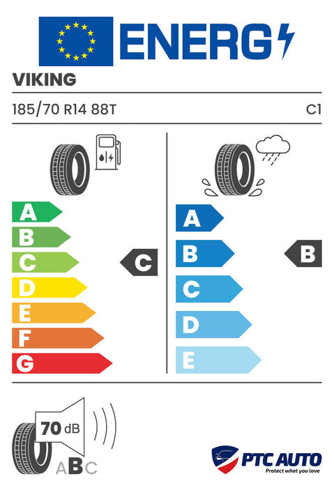 VIKING 185/70 R14 88T CITYTECH II (C-B-B[70])(Turisme vara)