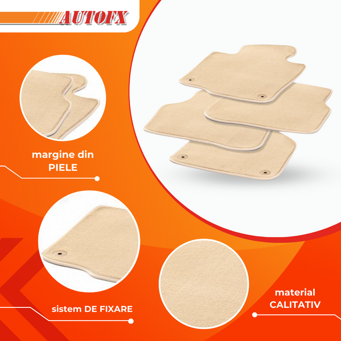 Covorase auto mocheta (bej) Renault Megane IV, caroserie Hatchback, fabricatie 01.2016 - prezent #2 - 2