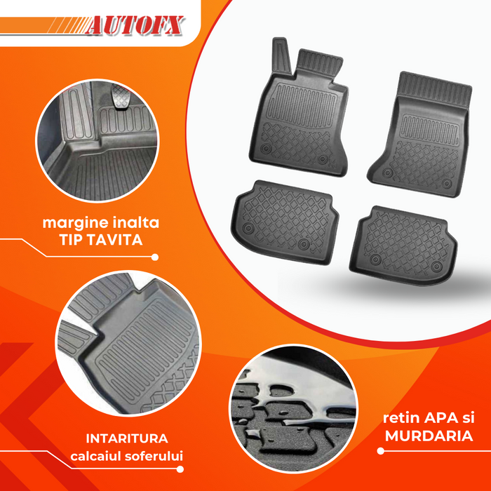 Covorase auto tip tavita Ford Kuga III, an fabricatie 04.2020 - prezent, caroserie suv nu corespunde pentru phev