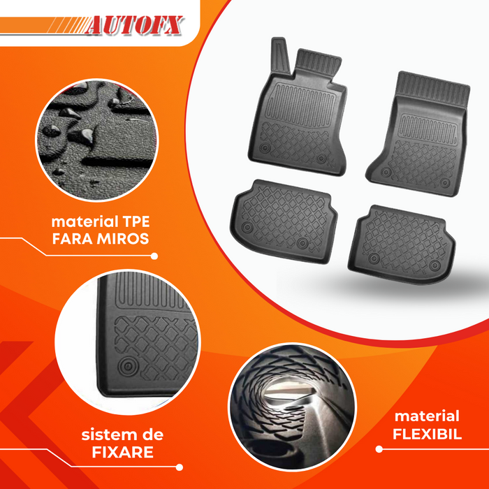 Covorase auto tip tavita Ford Kuga III, an fabricatie 04.2020 - prezent, caroserie suv nu corespunde pentru phev