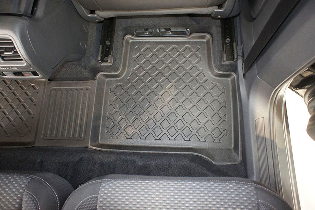 Covorase auto tip tavita Volkswagen Touran II, an fabricatie 09.2015 - prezent, caroserie van 5-7 locuri, fara rand 3