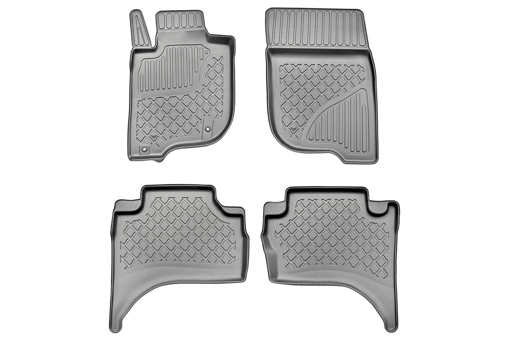 Covorase auto tip tavita Mitsubishi L200, an fabricatie 06.2015 - prezent, caroserie pick-up cabina dubla