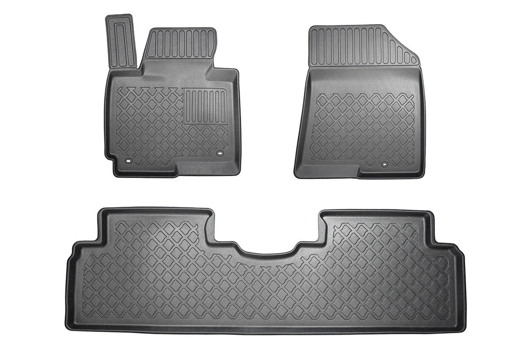 Covorase auto tip tavita Kia Carens III, an fabricatie 04.2013 - 08.2019, caroserie van 5-7 locuri, fara rand 3