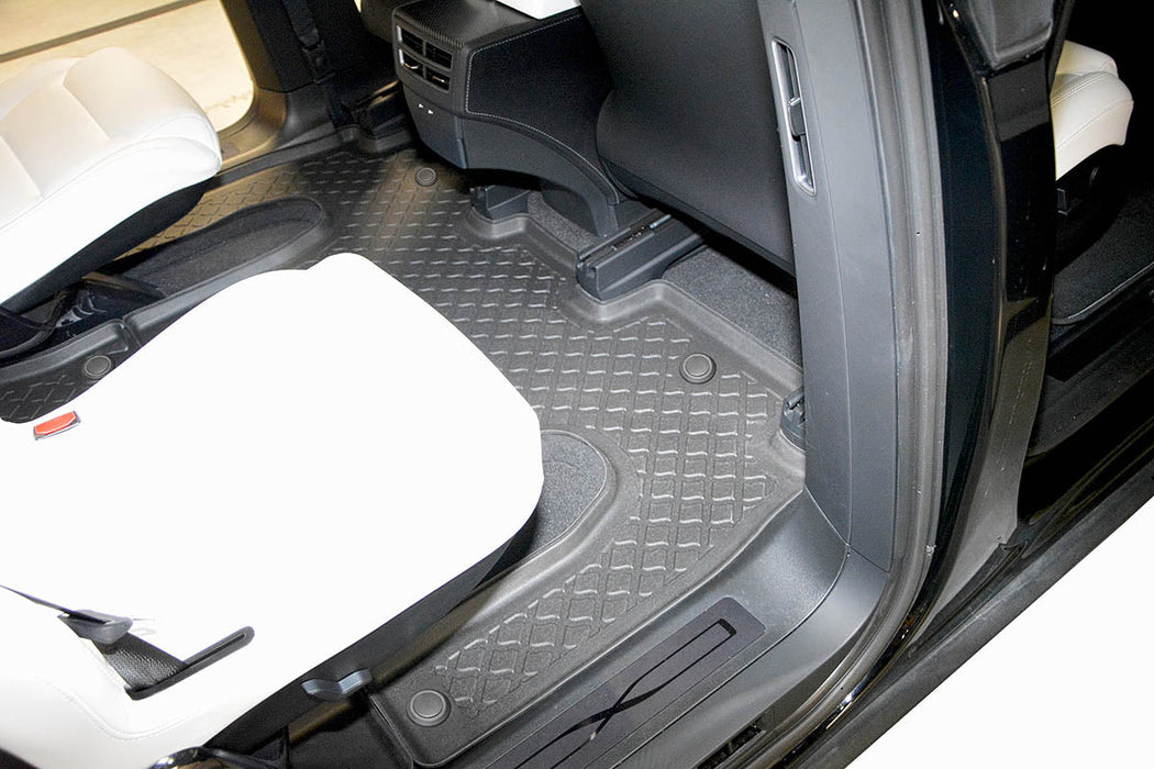 Covorase auto tip tavita Tesla Model X, an fabricatie 10.2016 - 12.2020, caroserie suv 6 locuri, rand 2