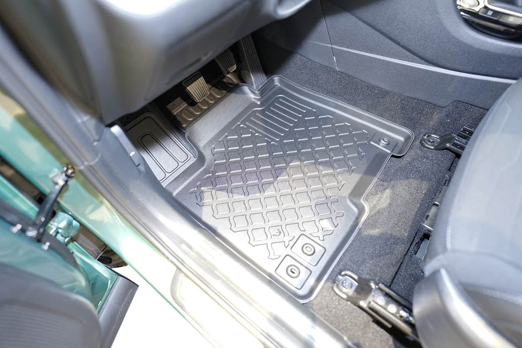 Covorase auto tip tavita Hyundai Tucson IV, an fabricatie 12.2020 - prezent, caroserie suv 48v-hybrid, nu corespunde pentru hev hybrid si plug-in hybrid