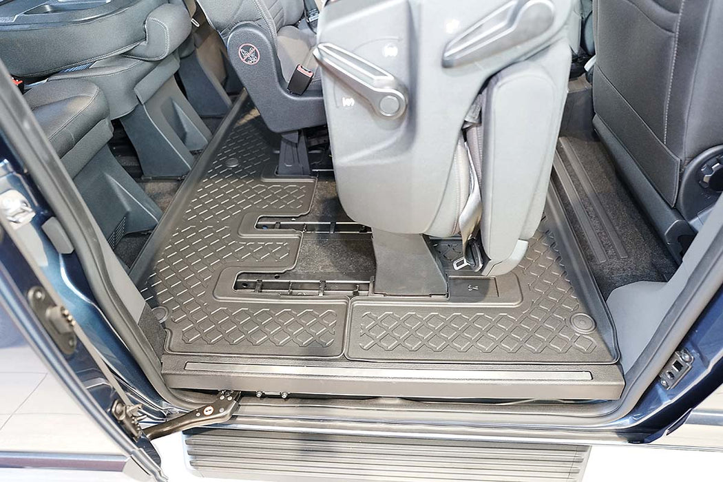 Covorase auto tip tavita Ford Tourneo Custom, an fabricatie 01.2013 - 2018, caroserie van ampatament l1 si l2, cutie manuala si automata, rand 3