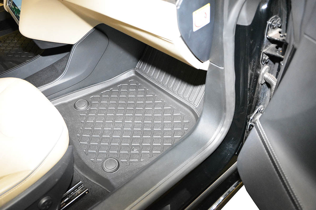 Covorase auto tip tavita Tesla Model S, an fabricatie 07.2012 - 03.2015, caroserie coupe pentru modelele cu tractiune spate