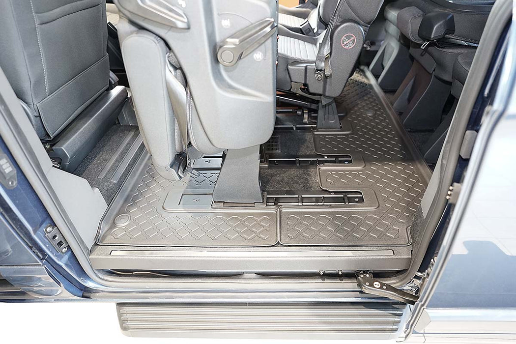 Covorase auto tip tavita Ford Tourneo Custom, an fabricatie 01.2013 - 2018, caroserie van ampatament l1 si l2, cutie manuala si automata, rand 3
